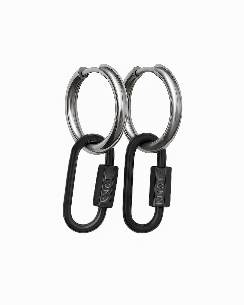 Knot M2 Black Edition - MINI Earrings